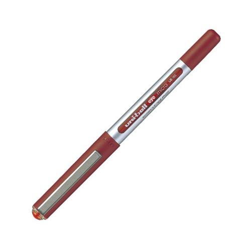 Uniball Eye Micro Rollerball Pen, Stainless Steel Tip, 0.5mm, Black UB 150